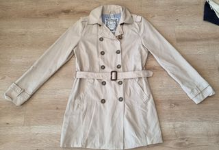 Trench Zara Beige Foderato Bambina 13/14 Anni