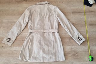 Trench Zara Beige Foderato Bambina 13/14 Anni