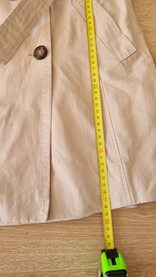 Trench Zara Beige Foderato Bambina 13/14 Anni