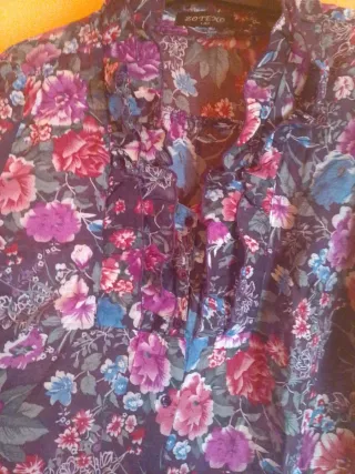 Blusa Zotexo floral M-L