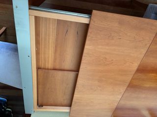 Mesa extensible 120x90 y 6 sillas