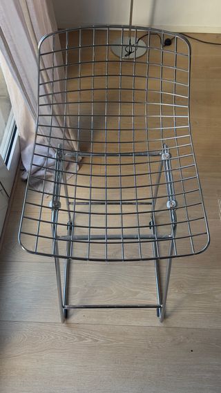 Taburete alto HKLIVING Wire Metal