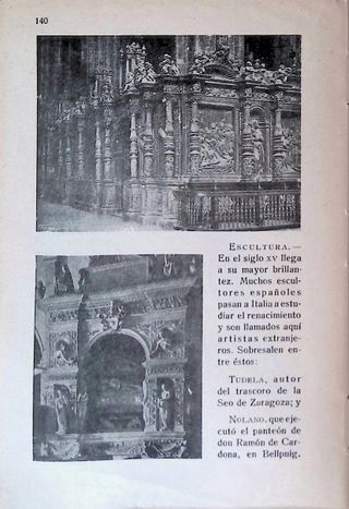 Resumen gráfico de Historia del Arte - 1937