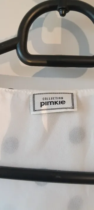 Blusa pimkie viral lunares Talla 38 ( medidas)