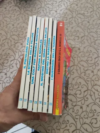 Tex in lotto 7 albo + i grandi eroi