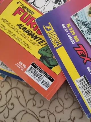 Tex in lotto 7 albo + i grandi eroi