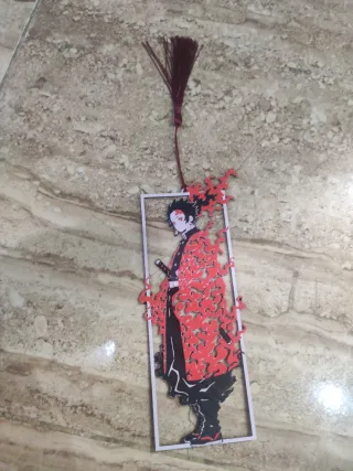 Marcapáginas anime fuego