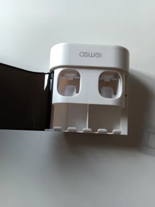 Dispensador Doble Pasta Dientes Aswei