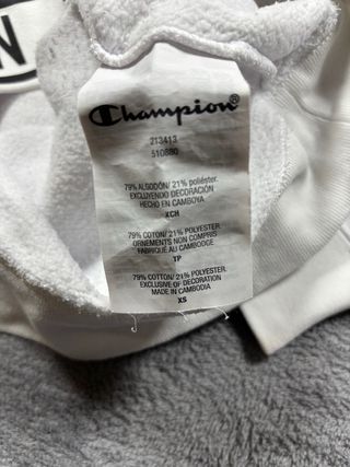 Felpa Champion Bianca XS Logo
