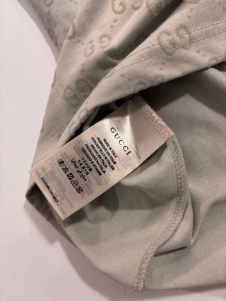 Camiseta Gucci GG Monogram Beige Talla M