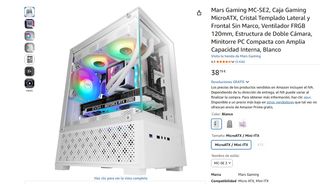 Mars Gaming MC-SE2 Caja Gaming MicroATX Cristal