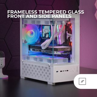 Mars Gaming MC-SE2 Caja Gaming MicroATX Cristal