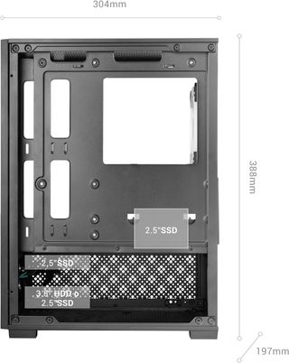 Mars Gaming MC-SE2 Caja Gaming MicroATX Cristal