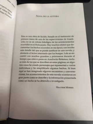 El tatuador de Auschwitz