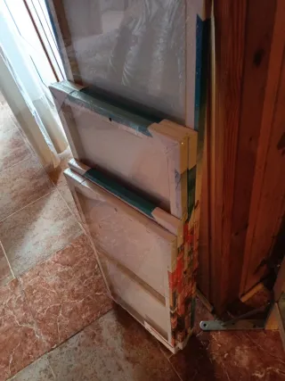 Cuadro 5 piezas paisaje urbano