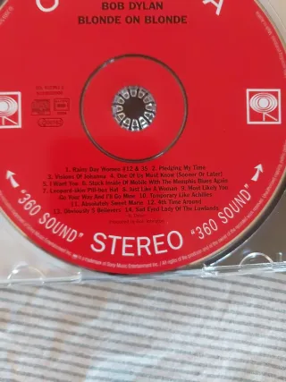Bob Dylan Blonde on Blonde CD