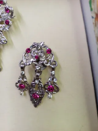 Aderezo Huertana Plata Cristal Rosa