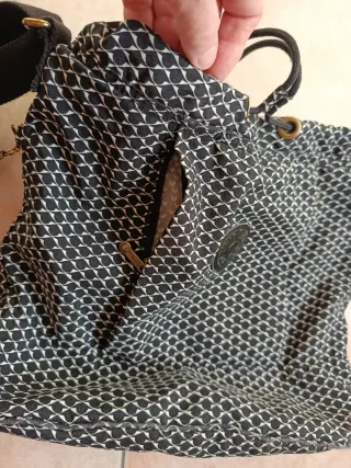 Tracolla Kipling nera con scimmietta