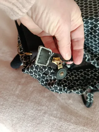 Tracolla Kipling nera con scimmietta