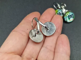 Lotto collana e orecchini multicolor