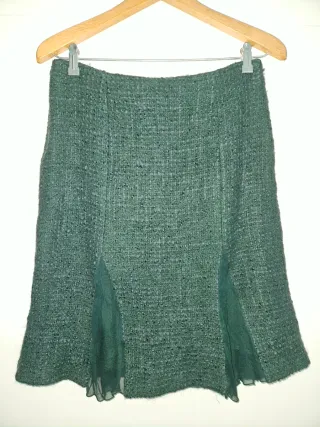 Traje de chaqueta y falda verde Tintoretto