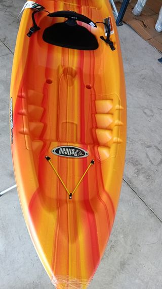 Kayak Pelican Sentinel 100X Naranja/Blanco