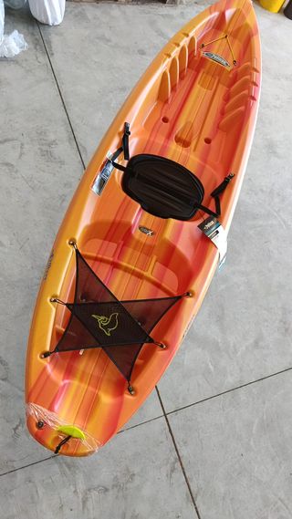 Kayak Pelican Sentinel 100X Naranja/Blanco