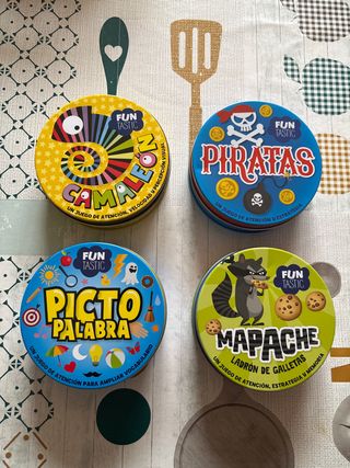 Juegos de mesa Fun Tastic (4 en 1)