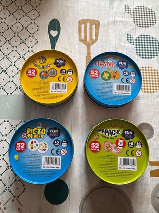 Juegos de mesa Fun Tastic (4 en 1)