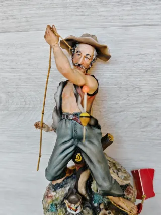 Statuetta Capodimonte pescatore