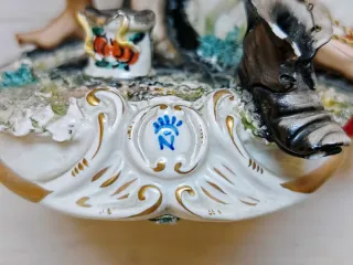 Statuetta Capodimonte pescatore