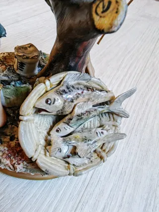 Statuetta Capodimonte pescatore