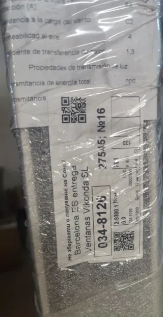 2 Ventanas PVC Oscilobatientes