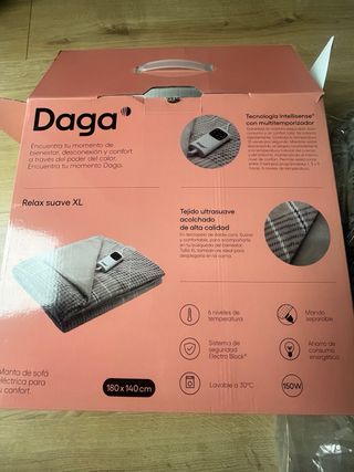 Manta Eléctrica Daga Relax Suave XL
