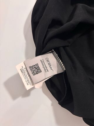 Camiseta Off-White Negra Talla M