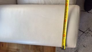 Sofá de Piel Natuzzi Blanco