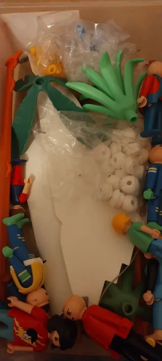 Playmobil,lote,cajas,piezas,romanos,oeste,barco