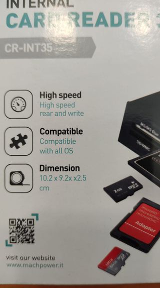 Lettore Card Reader Interno Machpower 3.5