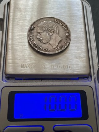 Lote 14 monedas Alfonso XII