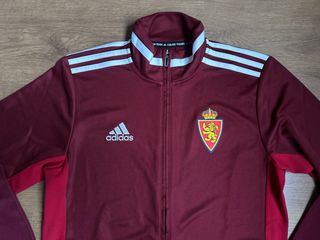 Chaqueta pre-partido Adidas Real Zaragoza Roja
