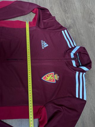 Chaqueta pre-partido Adidas Real Zaragoza Roja