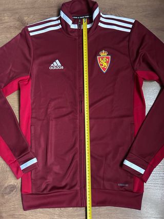 Chaqueta pre-partido Adidas Real Zaragoza Roja