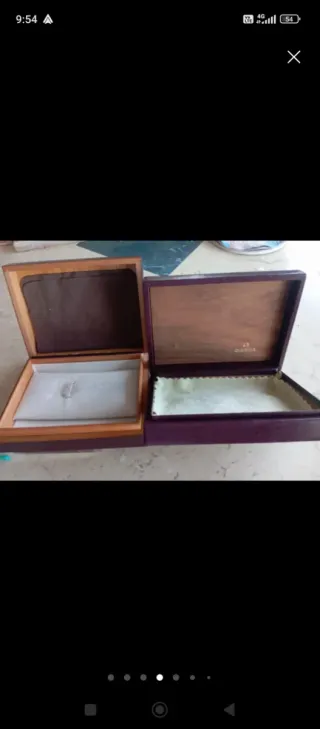 2 Estuches Omega para Reloj de Pulsera