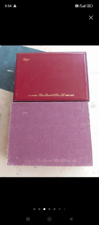 2 Estuches Omega para Reloj de Pulsera