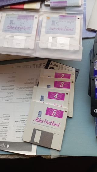 Lotto Aldus FreeHand Anni 90