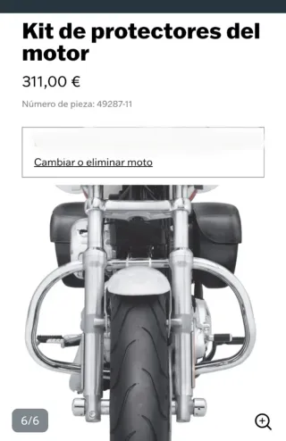 Defensa Motor Harley Davidson Sportster