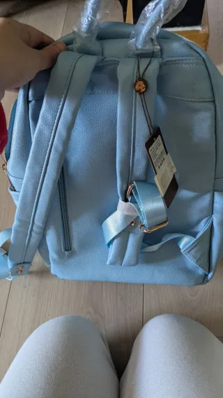 Mochila azul bebé unicornio COLORLAND