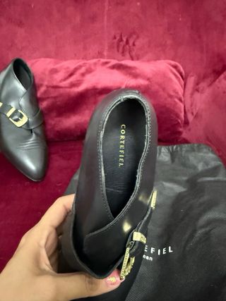 Zapato de piel estilo moderno