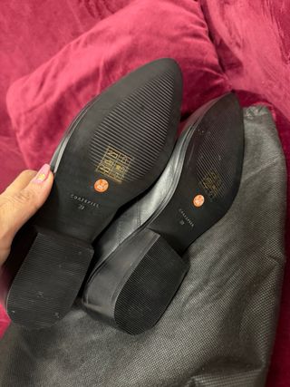 Zapato de piel estilo moderno