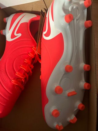 Zapatillas Nike Junior Naranja y Blanco